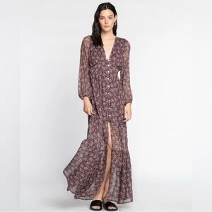 Brand new with tags Chic Floral Button-Down Maxi Dress by Self Contrast